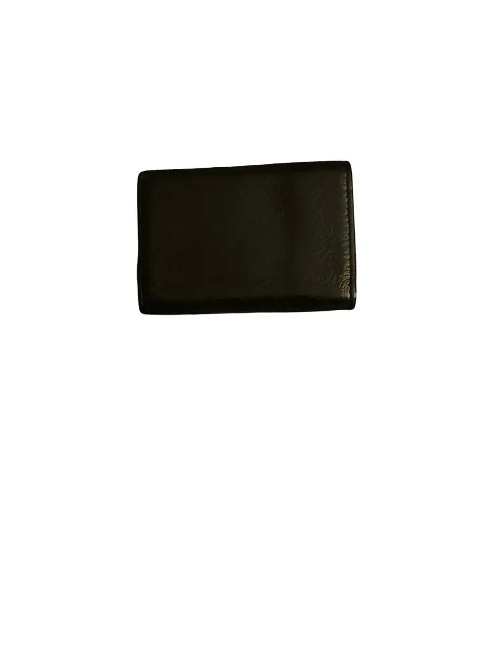 Balenciaga Papier Mini Trifold Wallet in Black Leather